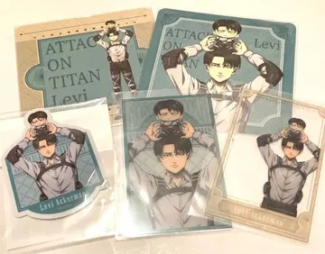 진격의 거인 리바이 다 시리즈 코스터, 스티커, 클리어 카드