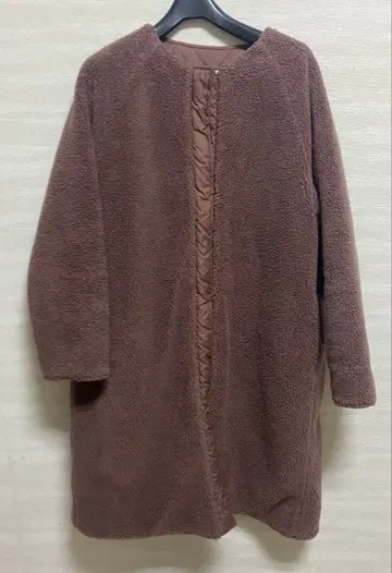 snidel 리버서블 퀼팅 보아 코트