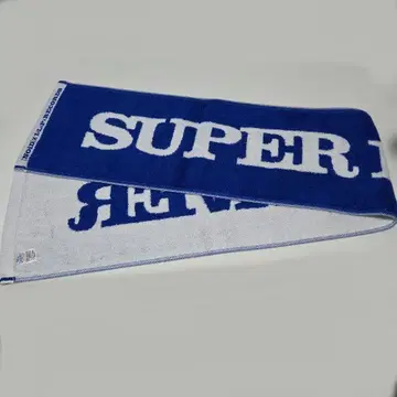 SUPERBEAVER 로고 머플러 타월 Blue