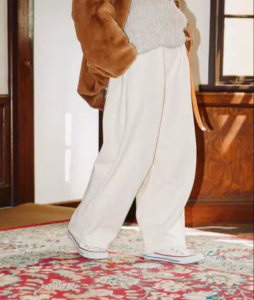 [MODE NORM CORE] 속기모 3D 커브 팬츠 아이보리 L 사이즈