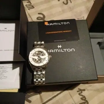 HAMILTON 재즈 마스터 스켈레톤 자동 와인딩 H42535110