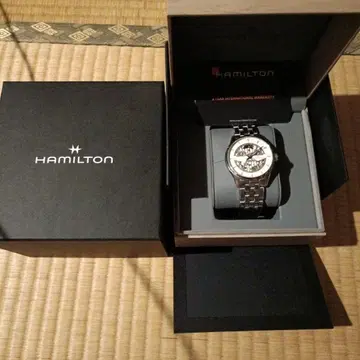 HAMILTON 재즈 마스터 스켈레톤 자동 와인딩 H42535110