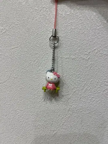 [ 지역 한정 키티 ] 스트랩 유카타 부채 금붕어 끈