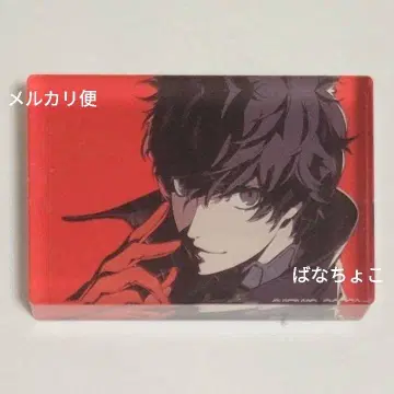 중국 한정판 아케치 렌 페르소나 5 로얄 미니 아크릴 블록 P5R 주인공