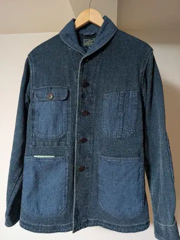 스튜디오 다치산 자수 커버올 데님 38 자켓