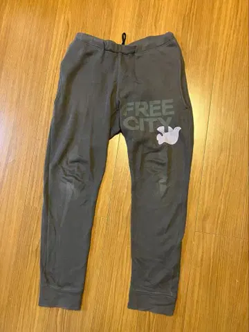 FREE CITY 스웨트 팬츠 그레이 일본제