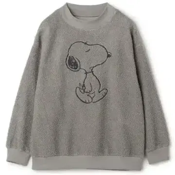 스누피 자수 부클레 복슬복슬 풀오버 트레이닝복 L G