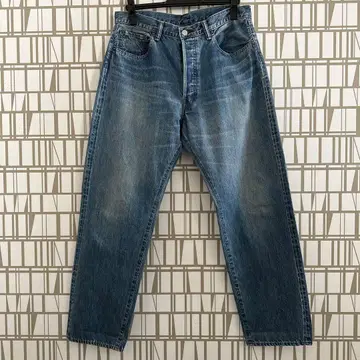 A.PRESSE Washed Denim Pants E BLEACH
