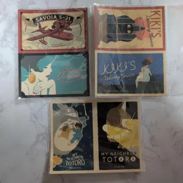 [ 미개봉 새상품 ] 스튜디오 지브리 레트로 스티커 3종 세트