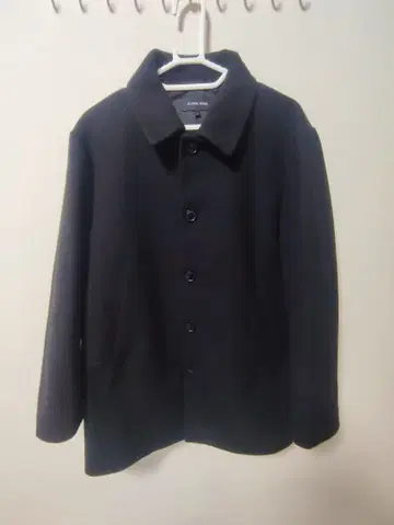 GLOBAL WORK 블랙 스텐카라 코트 L