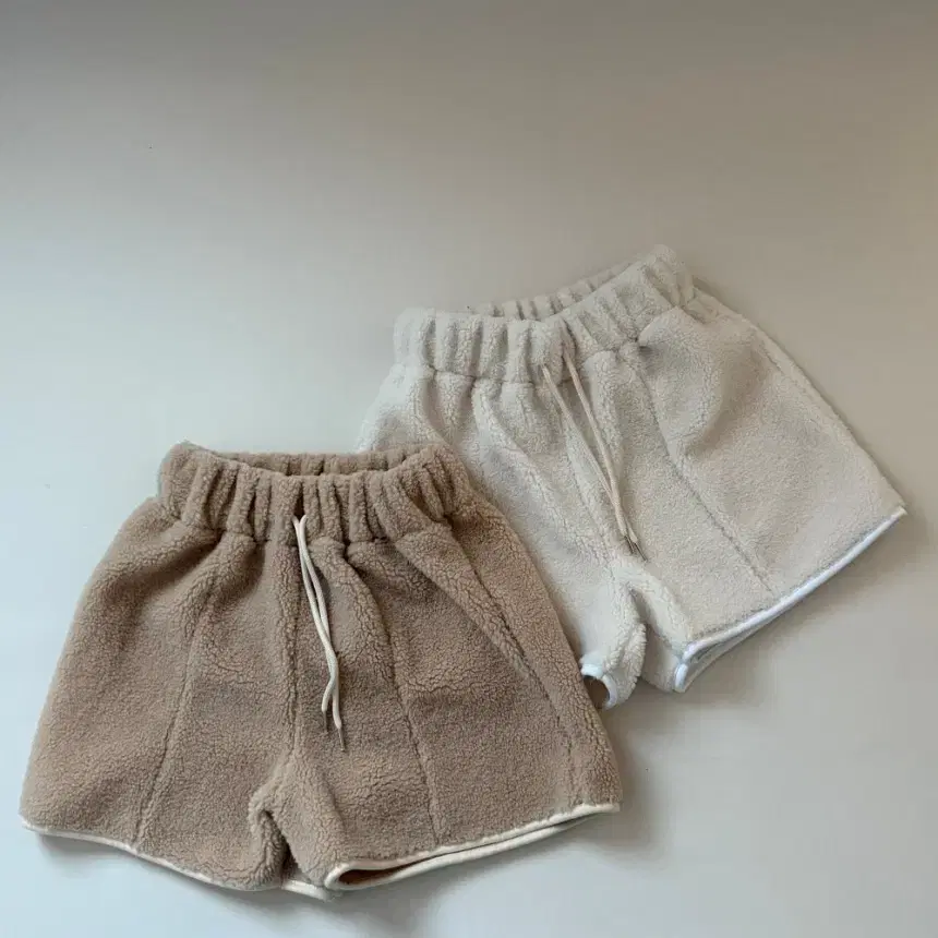 Woolly Sherpa Fleece Buckle Winter Shorts 155 ABLy