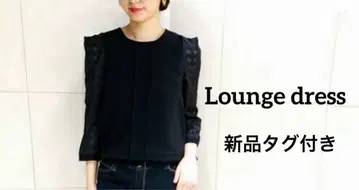 새상품 라운지 드레스 셔츠 블라우스 포멀 블랙 시스루