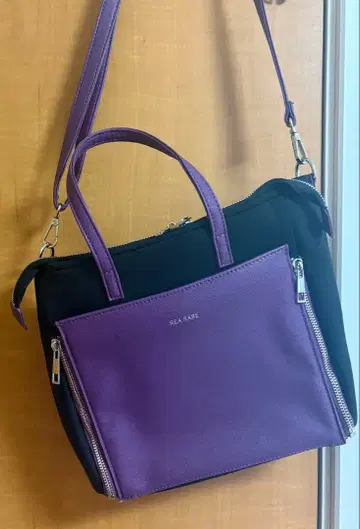 리아리아 쿠루아 바이컬러 2way 숨길 수 있는 이타백 숄더백