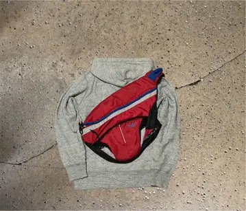 90s archive 자수 로고 원 숄더 슬링 백 테크 계열 빨간색