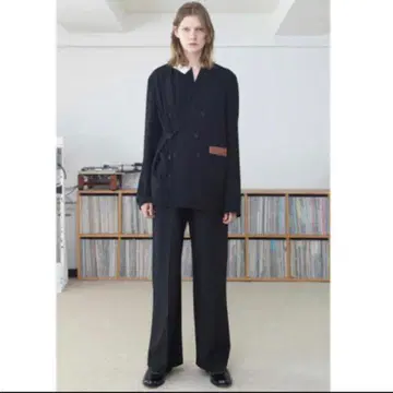 SUNSEA SNM-Blue2 와이드 스트레이트 팬츠