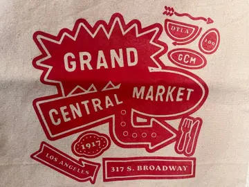 GRAND CENTRAL MARKET 토트백 미사용품 로스앤젤레스