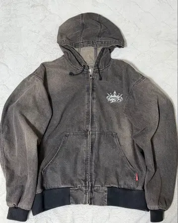 9090 King Logo vintage Denim Hoodie