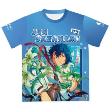 앙스타 풀 그래픽 T셔츠 사자나미 쥰