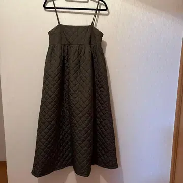 ROMOR 퀼팅 롱 원피스