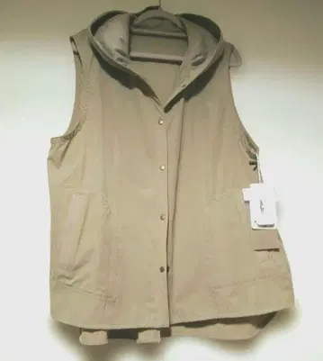 베이지 숏 베스트 L 택 포함 새상품