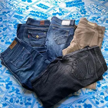 여성용 데님 LEVIS 노브랜드 등 5개 묶음