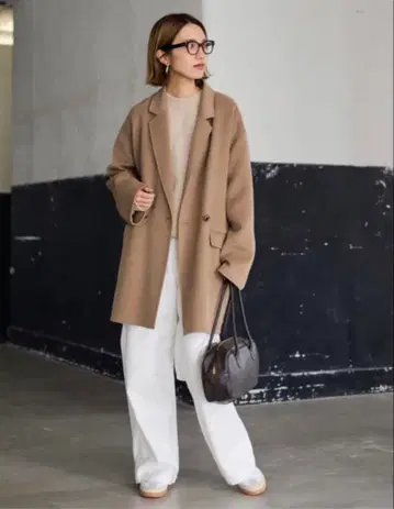 해밀턴 리버 테일러드 코트 베이지