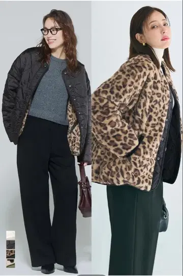 coca 워셔블 리버서블 퀼팅 블루종 A M