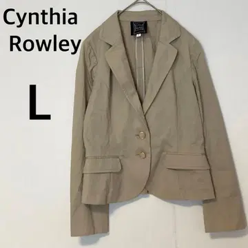 신시아 로리 긴팔 얇은 소재 자켓 [ L ] 겉옷 코튼 혼방