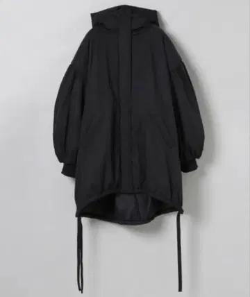 JEANASIS 몬스터 후드티 코트 블랙