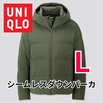 [ UNIQLO/유니클로 ] 심리스 다운 후드티
