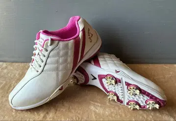 Callaway 골프화 여성용 화이트/핑크