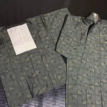 기모노 앙상블 다크 그린