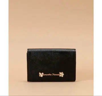 Samantha Thavasa 블랙 3단 폴더형 지갑
