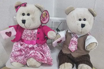 스타벅스 베어리스타 2007년 발렌타인 커플 세트 택 포함