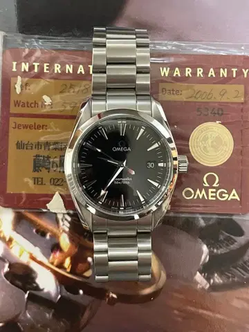 OMEGA Aqua Terra 쿼츠 손목시계