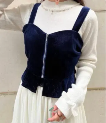 새상품 미개봉 axes femme 리본 글리터 벨로아 뷔스티에 뷔스티에