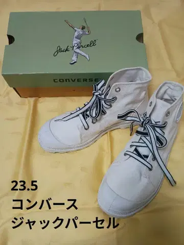 새상품급 컨버스 잭 파셀 palladium 하이컷 23.5 화이트