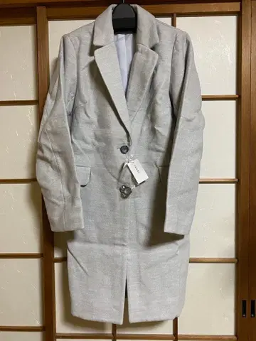 INGNI 잉그 새상품 체스터 코트 M 사이즈 라이트 그레이