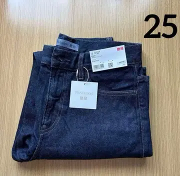 택 포함 새상품 JWA 스트레이트 청바지 25 유니클로