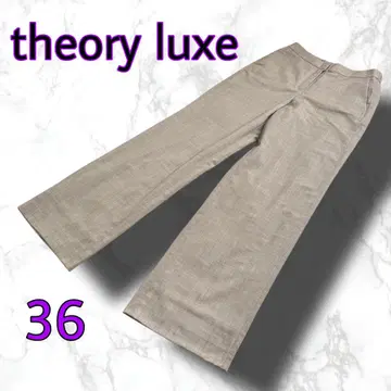 theory luxe 띠어리 럭스 와이드 팬츠 슬랙스 울 36