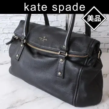 새상품급 케이트 스페이드 핸드백 토트백 가죽 A4 대응 숄더