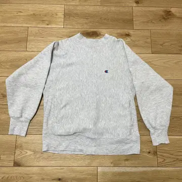 챔피온 90s 리버스 위브 모크넥 트리코 태그 사이드 포켓