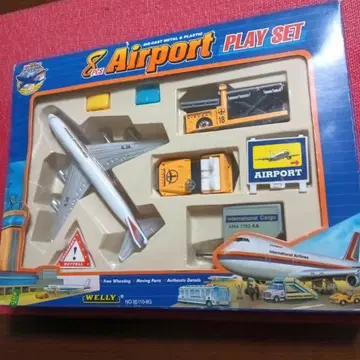 Welly 공항 플레이 세트