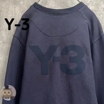 [ 인기 컬러 ] Y-3 백 로고 맨투맨 트레이닝복 구제 의류 남성용