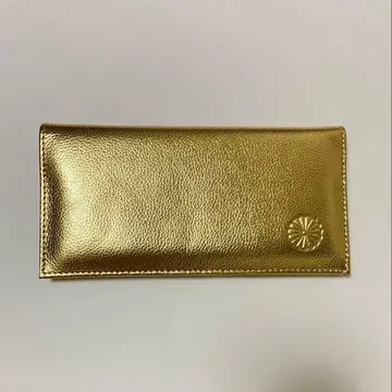 황궁 한정판 장지갑 금색 천연 가죽 골드 미사용 새상품