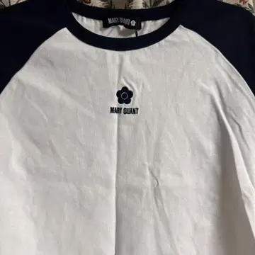 MARY QUANT 반팔 T셔츠 M 화이트/블랙