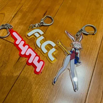 후리쿠리 FLCL 하루코 로고 아크릴 키링 후리쿠리전