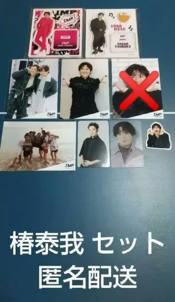 IMP. 츠바키 타이 가 아크릴 스탠드&사진 외 8점 세트 익명 배송