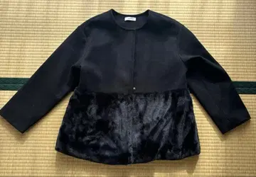 hareiro 아우터 블랙 퍼 포함