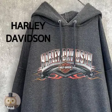[ 멕시코제 ] 할리데이비슨 풀오버 후드티 구제 의류 남성용 바이크